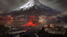 Landscape japan mount fuji art nature mountains snow Custom Gaming Mat Desk picture