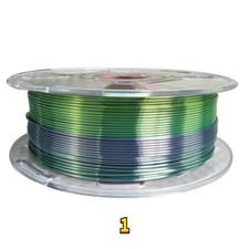 1.75mm PLA 3D Printer Filament Silk Rainbow 1KG Bubble Free Printing Consumables picture