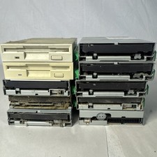 LOT of 10 VINTAGE FLOPPY DISK DRIVES NEC SONY CITIZEN SAMSUNG picture