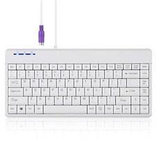 PERIBOARD-409PW Wired PS2 Mini Keyboard - 12.36x5.75x0.79 inches Dimension - ... picture