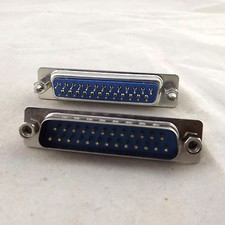 5x D-SUB DB25 DP25 25Pin 2 Rows Male Lock Screw DIP PCB Solder Connector Adapter picture