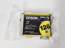 Genuine Epson 126 Yellow Ink Cartridge NEW picture