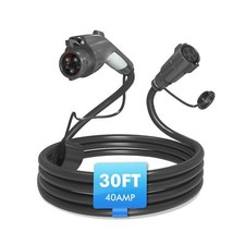 EV Charger Extension Cable, 30ft 40Amp J1772 Extension Cable Compatible with ... picture