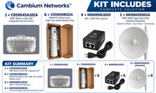 Cambium Networks PMP 450m 5GHz AP + 8 PMP 450b Radios w/ POE  + 8 Dishes  NEW picture
