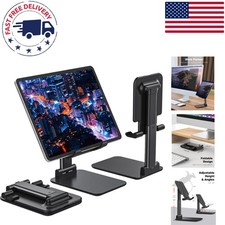 Elegant Foldable & Adjustable Tablet Stand - Perfect for iPads and Monitors picture
