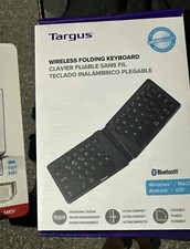 Targus Wireless Folding Keyboard Bluetooth Windows iOS Android and Spy Guard New picture