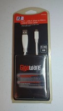 Gigaware 6ft USB-A Male To Micro USB-B Male Csble picture