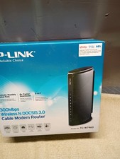 TP-Link TC-W7960 DOCSIS 3.0 Cable Modem Wireless N Router 300Mbps Xfinity w/Accs picture