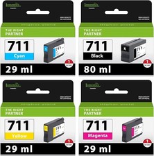 711 Ink Cartridge Bundle (4-Pack, 80-ml Black / 29-ml Cyan/Yellow/Magenta) - ... picture