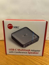 SIIG USB-C Multitask Mini Dock with Conference Speaker (judk0s11s1) picture
