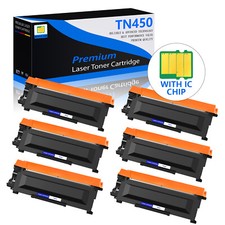 6PK Black TN450 TN420 Toner for Brother HL-2132 HL-2220 HL-2230 HL-2270DW 2220 picture