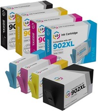 LD 4pk Comp Ink Cartridge for HP 902 XL 902XL T6M14AN T6M02AN T6M06AN T6M10AN picture