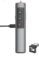 Wireless Presenter Remote Clicker for PowerPoint Keynote Mac PC Laptop USB-C Red picture