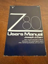 Z80 USER'S MANUAL by Joseph J. Carr (1980, Paperback) vintage computer reference picture