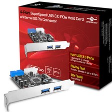 Vantec UGT-PC345 4-Port SuperSpeed USB 3.0 PCI Express Host Card picture