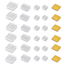 Raspberry Pi 30 PCS Heatsink Kit with Thermal Conductive Adhesive Tape – Aluminu picture