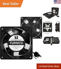 2pc Network Cabinet Cooling Fan Kit - 120mm, 110V AC, Silent Operation picture