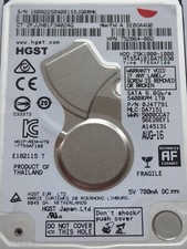 HTS541010A7E630 MLC: DA7151 P/N: 0J47791 AUG-16 HGST Travelstar 1TB picture
