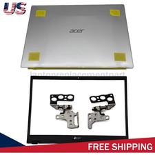New Silver Back Cover + Bezel + Hinges For Acer Aspire A115-32 A315-35 A315-58 picture