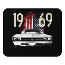 1969 Chevy Chevelle USA American Muscle Car Custom Art Mouse pad picture