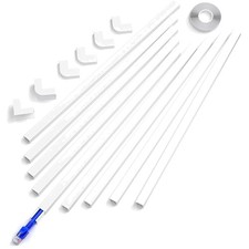 Single Cord Cable Hider Kit 142in, White picture