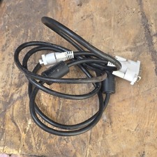 HOTRON DVI-D Single Link Male-to-Male Cable 6 ft Ferrite Core Black/White picture