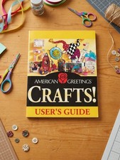 American Greetings Crafts User’s Guide Book 1998 Mindscape Vintage PC Software picture