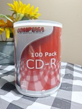 Comp USA 48X CD-R Media Disc 80 Minutes 700 MB 100 Pack New Sealed picture