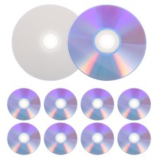 10Pcs Durable Blank Dvd-Rw Discs High Capacity Writable Multimedia Storage Discs picture