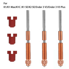 3PCS K1C/ K1 SE/K2 SE/Ender 3 V3 Quick-Swap Hotend Nozzle with sock,Copper Alloy picture