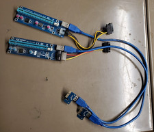 GPU Riser PCE164P-N03 XHF_018 VICTONY VER006C PCI-E 1X TO 16X Adapter USB 5 pack picture