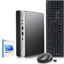 HP 800 G3 Mini PC intel i7-7th 8GB RAM 256GB SSD Wireless-K&M WiFi Window 11 Pro picture