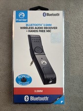 Premier Wireless Bluetooth 3.5mm Audio Receiver with Hands-Free Microphone picture