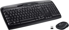 Logitech MK330 Wireless Keyboard and Mouse Combo - Black picture