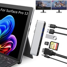 Surface Pro 12 Docking Station, Surface Pro 12 Accessories with 4K HDMI, Thun... picture