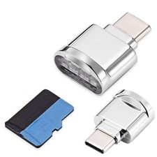 CY 2pcs USB Type C USB-C to Micro SD SDXC TF Card Reader Adapter for Laptop C... picture