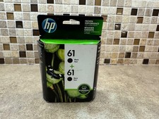 HP 61 Black Genuine Ink Twin 2 Pack CZ073FN Option 140 picture