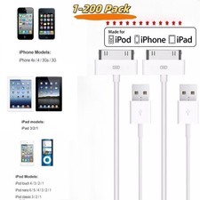 30 pin USB Sync Data Cable Charger For Apple iPad 1/2/3 Premium  Lot picture
