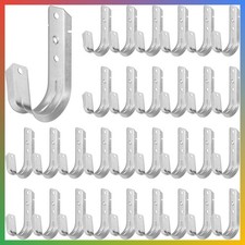 2 Inch Galvanized Steel J Hooks 30 Pcs Cable Hanging Wire Management picture
