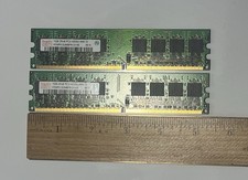 HYNIX 2x1GB RAM HYMP512U64BP8-C4 AB PC2-4200U DDR2-533 Computer Memory picture