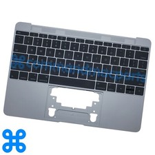 GR_A SPACE GRAY TOP CASE, KEYBOARD - MacBook 12 Retina A1534 Early 2016,Mid 2017 picture