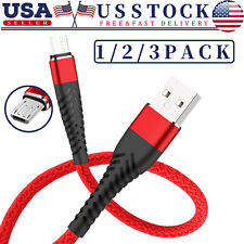 Heavy Duty Micro USB Fast Charger Charging Cable Cord For Samsung Android HTC LG picture