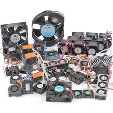 HUGE LOT of Computer Case Fans Server Fans Electronics Data Home Lab Prop picture