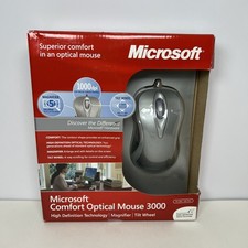 Microsoft Comfort Optical Mouse 3000 Wired Mouse HD Technology Tilt Wheel picture