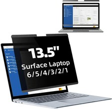 13.5 Inch Microsoft Surface Laptop Privacy Screen, Removable Anti-Spy Filter, Ma picture