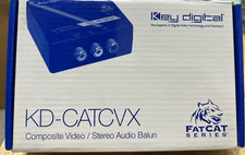 Key Digital KD-CATCVX Composite Video / Stereo Audio Balun FatCat Series  picture