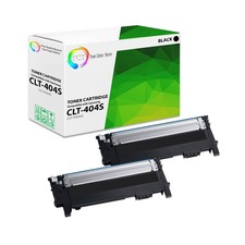 2Pk TCT CLT-404S K404S Black For Samsung C430W C480FW Compatible Toner Cartridge picture