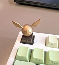 Harry Potter Inspired Handcrafted Keycap - Golden Snitch (spinnable) picture