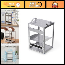 8U 10-Inch Mini Desktop Network Rack - Stackable Server Rack, 9.45-Inch Deep picture