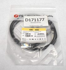 Direct Attach Cable Passize Direct Attach Copper Twinax Cable 10G DAC 2m 7ft picture
